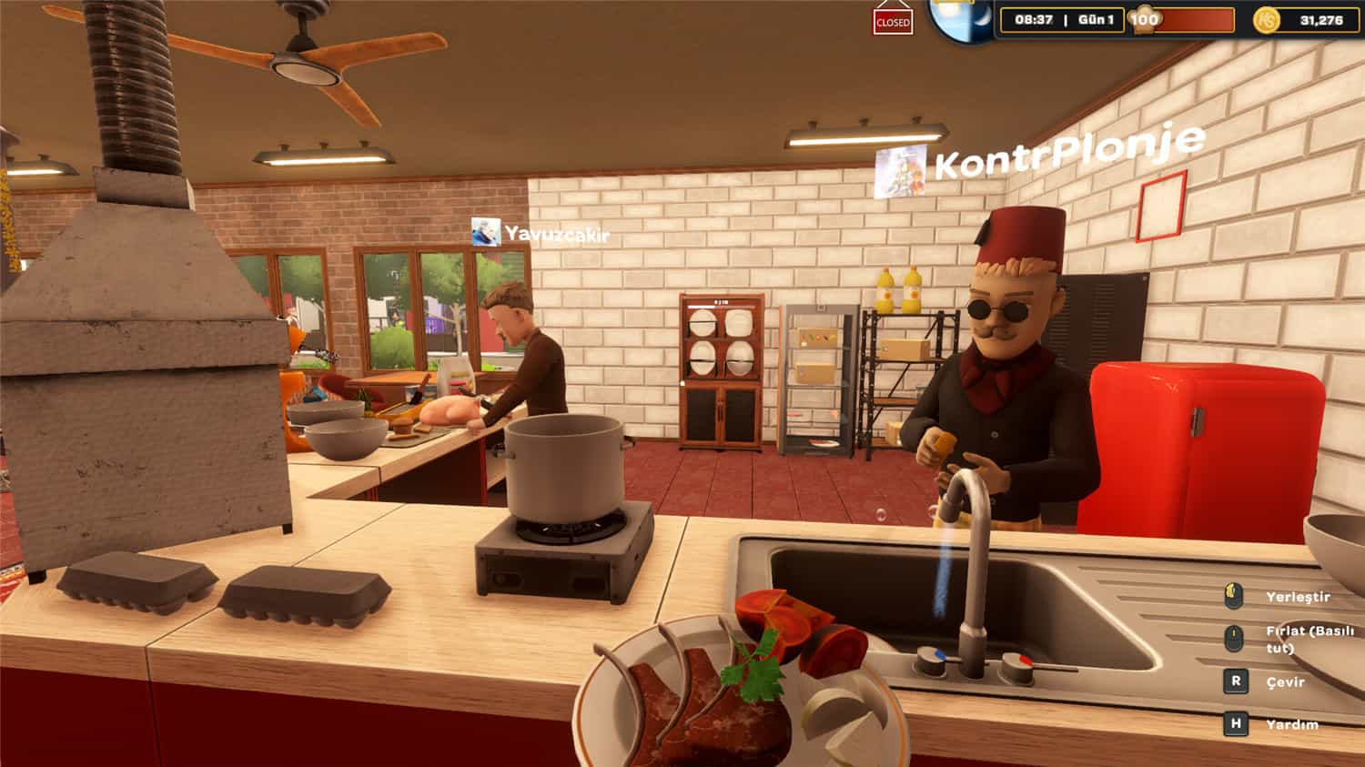 【联机版】烤肉串模拟器/Kebab Chefs! – Restaurant Simulator/支持网络联机（更新Build.29012024联机版）-天亦资源网