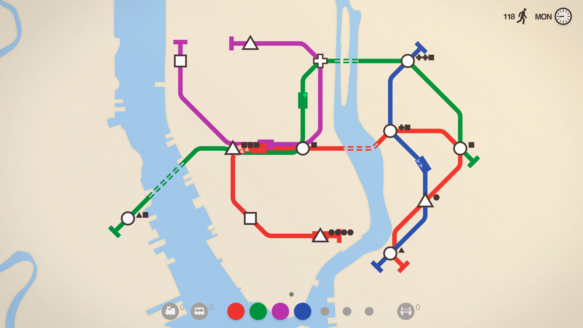 迷你地铁,模拟地铁,迷你都市,Mini Metro 更新至Build.15573583-容量307MB天亦网独家提供-天亦资源网