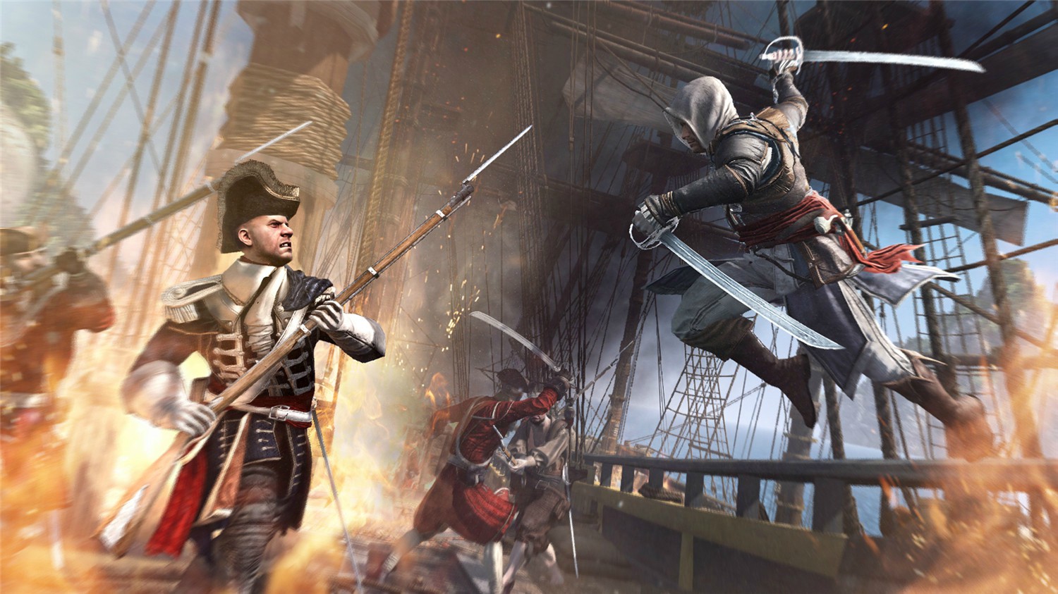 刺客信条4黑旗,刺客信条4：黑旗 自由呐喊,Assassin\'s Creed IV: Black Flag 更新至v1.08-容量28.2GB天亦网独家提供-天亦资源网