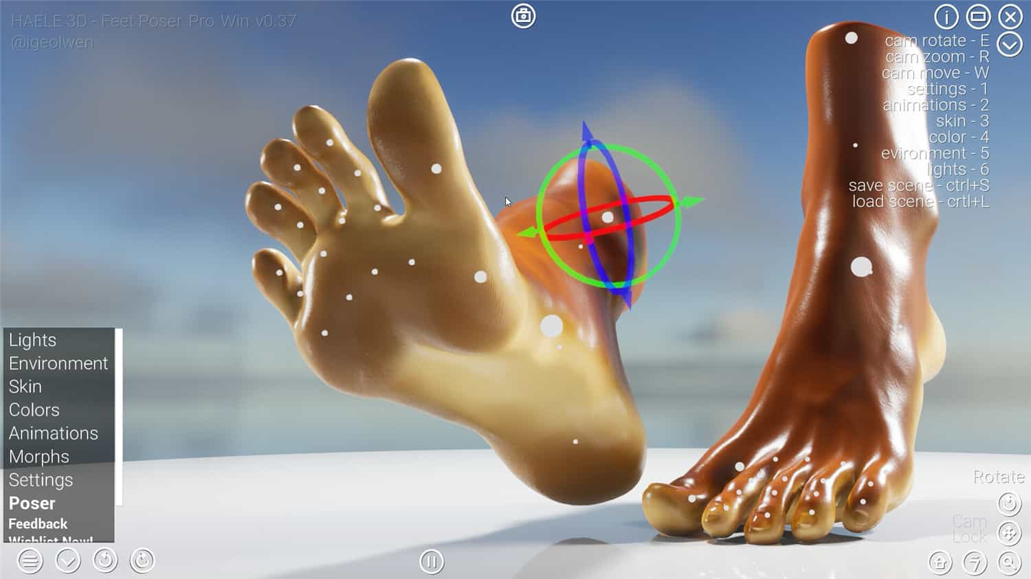 足部造型模拟器 - 专业版/HAELE 3D - Feet Poser Pro 更新至Build.14645387-容量1.65GB天亦网独家提供-天亦资源网