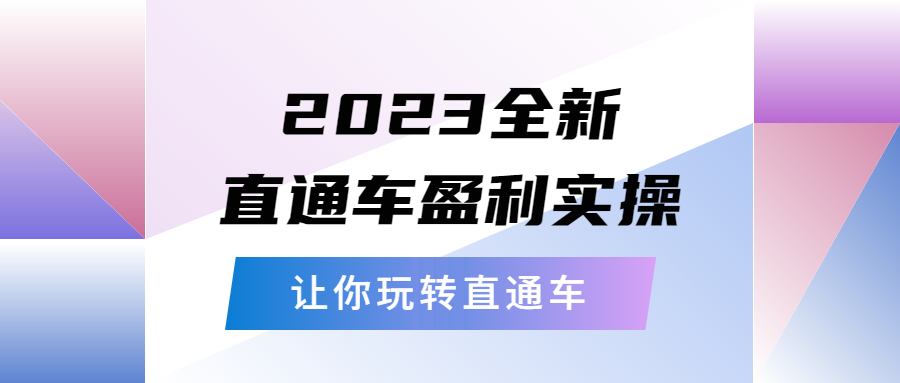 （5714期）2023全新直通车·盈利实操：从底层，策略到搭建，让你玩转直通车天亦网独家提供-天亦资源网