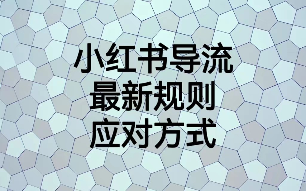 小红书导流最新规则应对方式，新规以后目前还可用的引流方式解读天亦网独家提供-天亦资源网