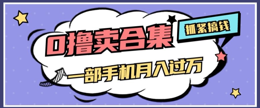 0撸项目月入过万，售卖全套ai工具合集，一单29.9元，一部手机即可【揭秘】天亦网独家提供-天亦资源网