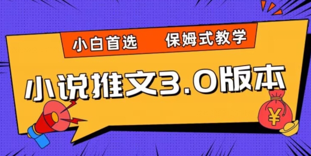 小说推文3.0玩法，日入两千+，保姆式教学，小白首选【揭秘】天亦网独家提供-天亦资源网