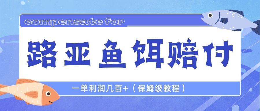 （6572期）最新路亚鱼饵打假赔付玩法，一单利润几百+（保姆级教程）天亦网独家提供-天亦资源网