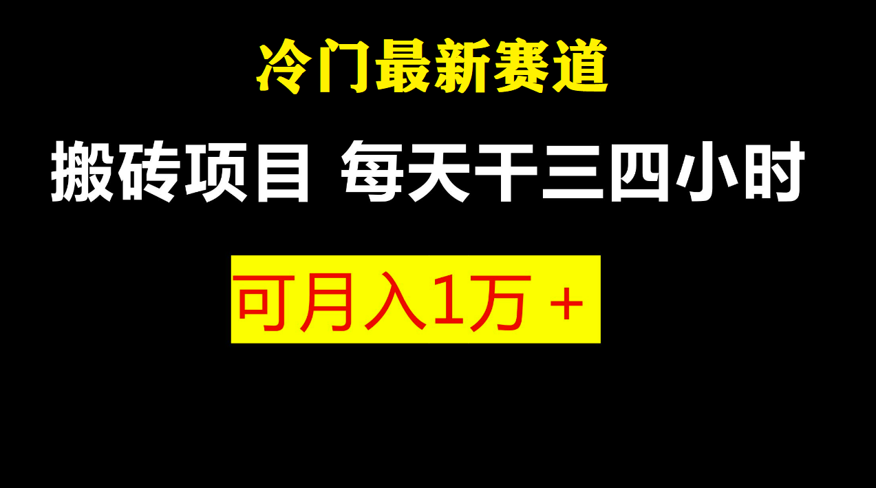 （6647期）最新冷门游戏搬砖项目，小白零基础也可以月入过万（附教程+软件）天亦网独家提供-天亦资源网