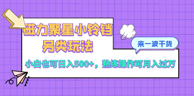 （8323期）磁力聚星小铃铛另类玩法，小白也可日入500+，熟练操作可月入过万天亦网独家提供-天亦资源网