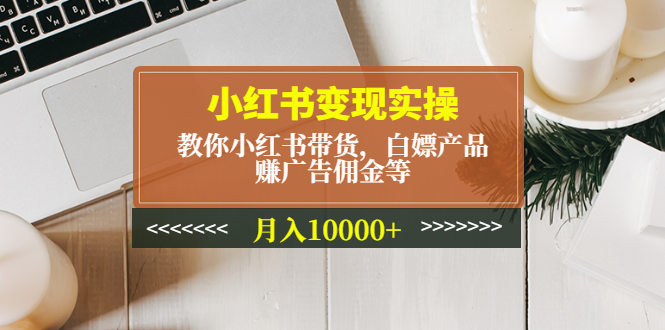 （4780期）小红书变现实操：教你小红书带货，白嫖产品，赚广告佣金等，月入10000+天亦网独家提供-天亦资源网