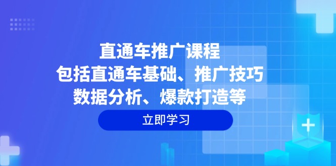 （14001期）直通车推广课程：包括直通车基础、推广技巧、数据分析、爆款打造等天亦网独家提供-天亦资源网