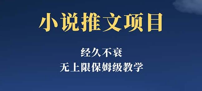 经久不衰的小说推文项目，单号月5-8k，保姆级教程，纯小白都能操作天亦网独家提供-天亦资源网