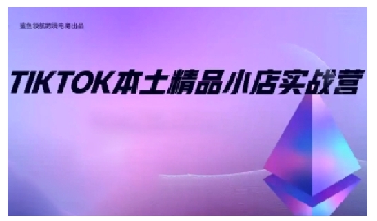 TikTok本土精品小店出海实战营，从入门到高阶，不止0-1!天亦网独家提供-天亦资源网