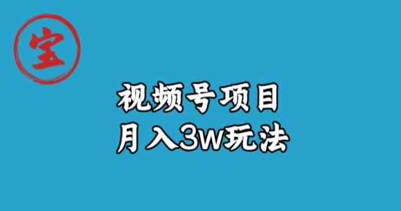 宝哥视频号无货源带货视频月入3w，详细复盘拆解天亦网独家提供-天亦资源网