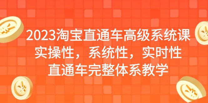 （6535期）2023淘宝直通车高级系统课，实操性，系统性，实时性，直通车完整体系教学天亦网独家提供-天亦资源网